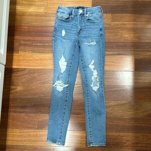 Aeropostale high-rise curvy jegging, size 000